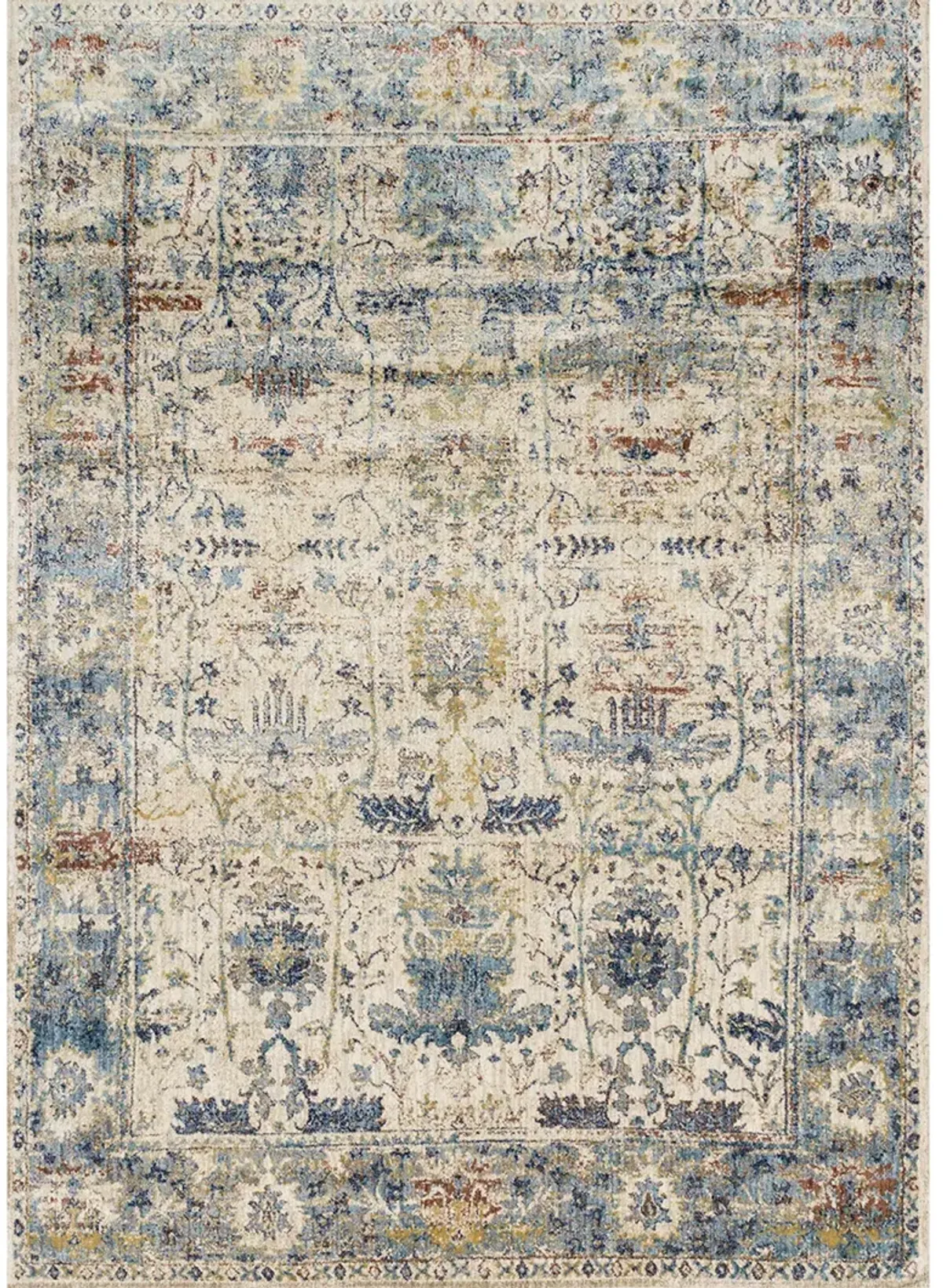 Anastasia Sand/Light Blue 13' x 18' Rug