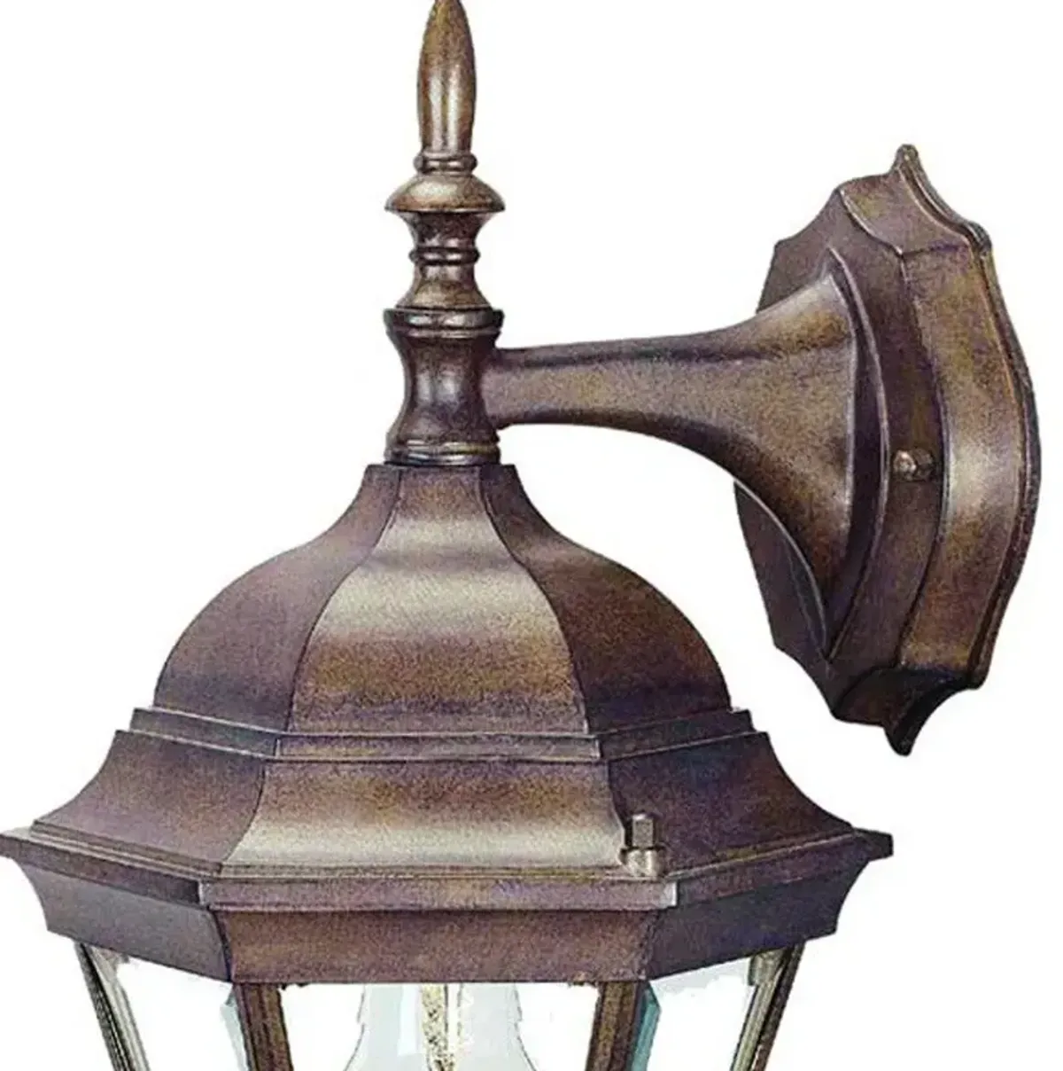 Hivvago Dark Brown Hanging Carousel Lantern Wall Light