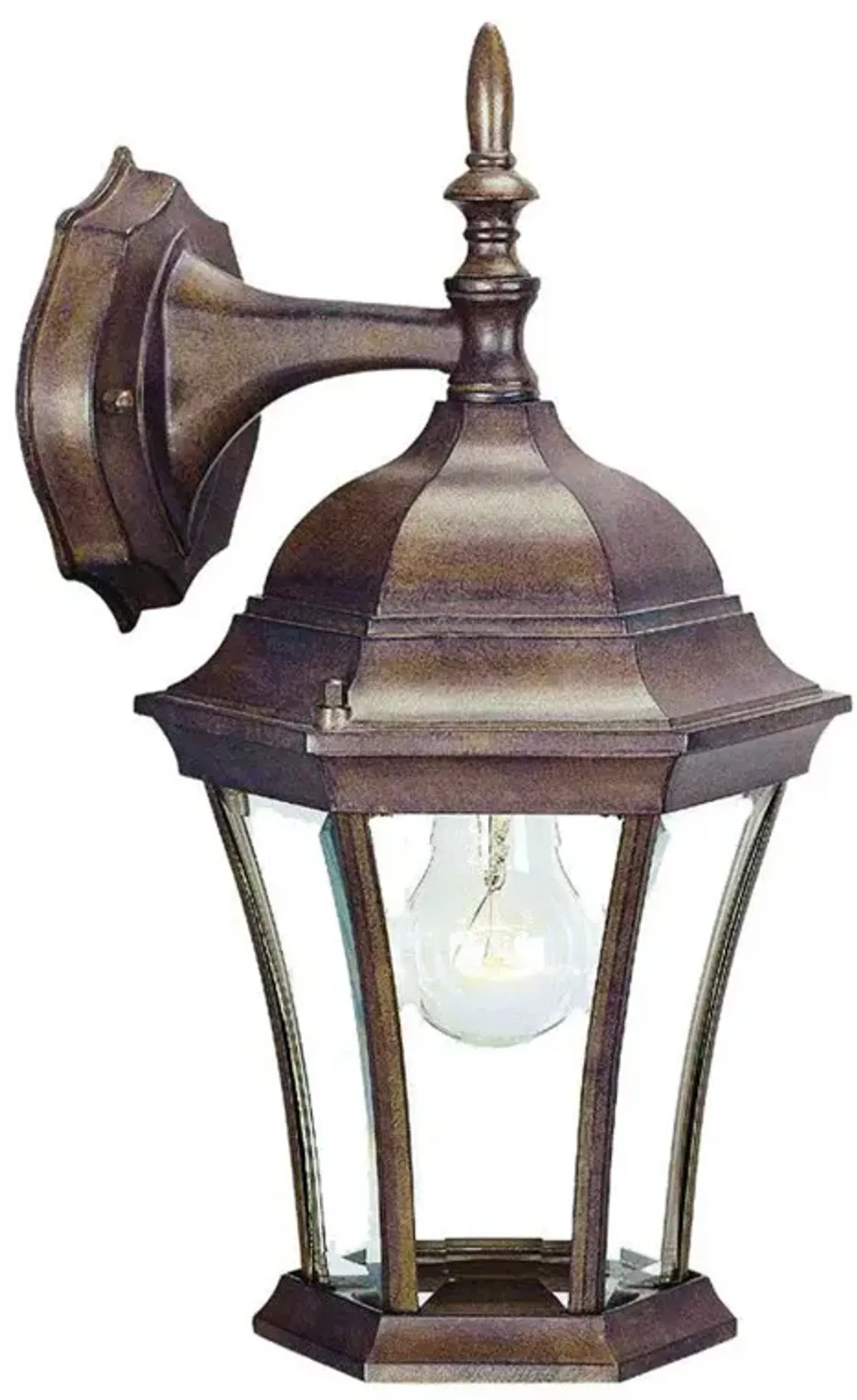 Hivvago Dark Brown Hanging Carousel Lantern Wall Light