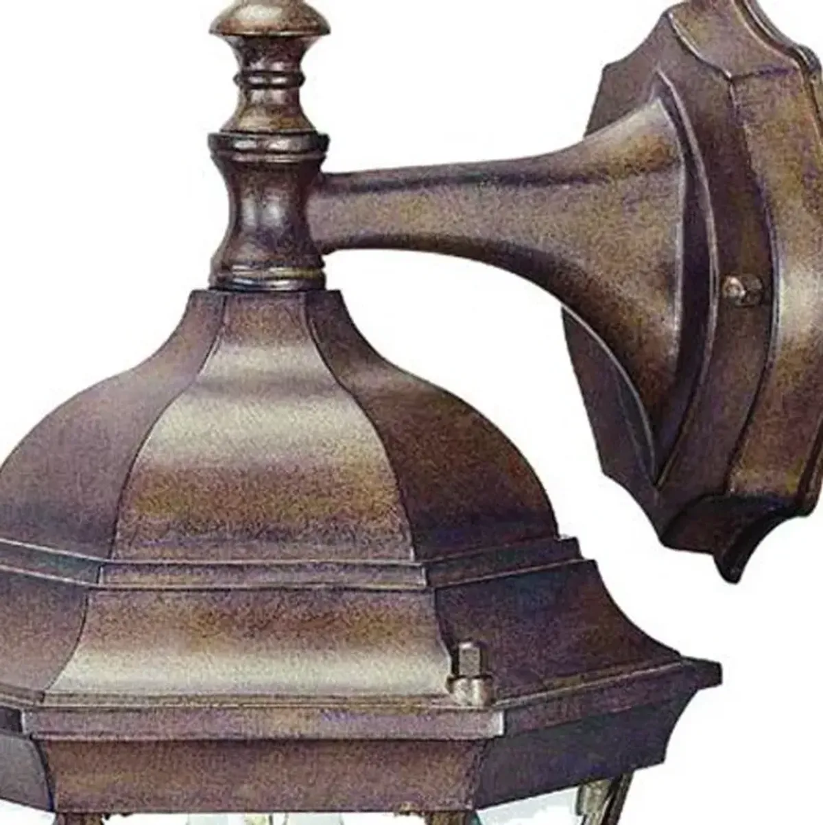 Hivvago Dark Brown Hanging Carousel Lantern Wall Light