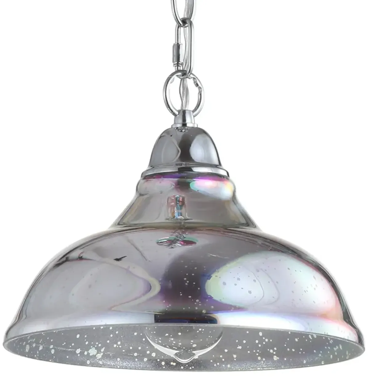 Nira Adjustable 3D Color Burst Glass/Metal Pendant