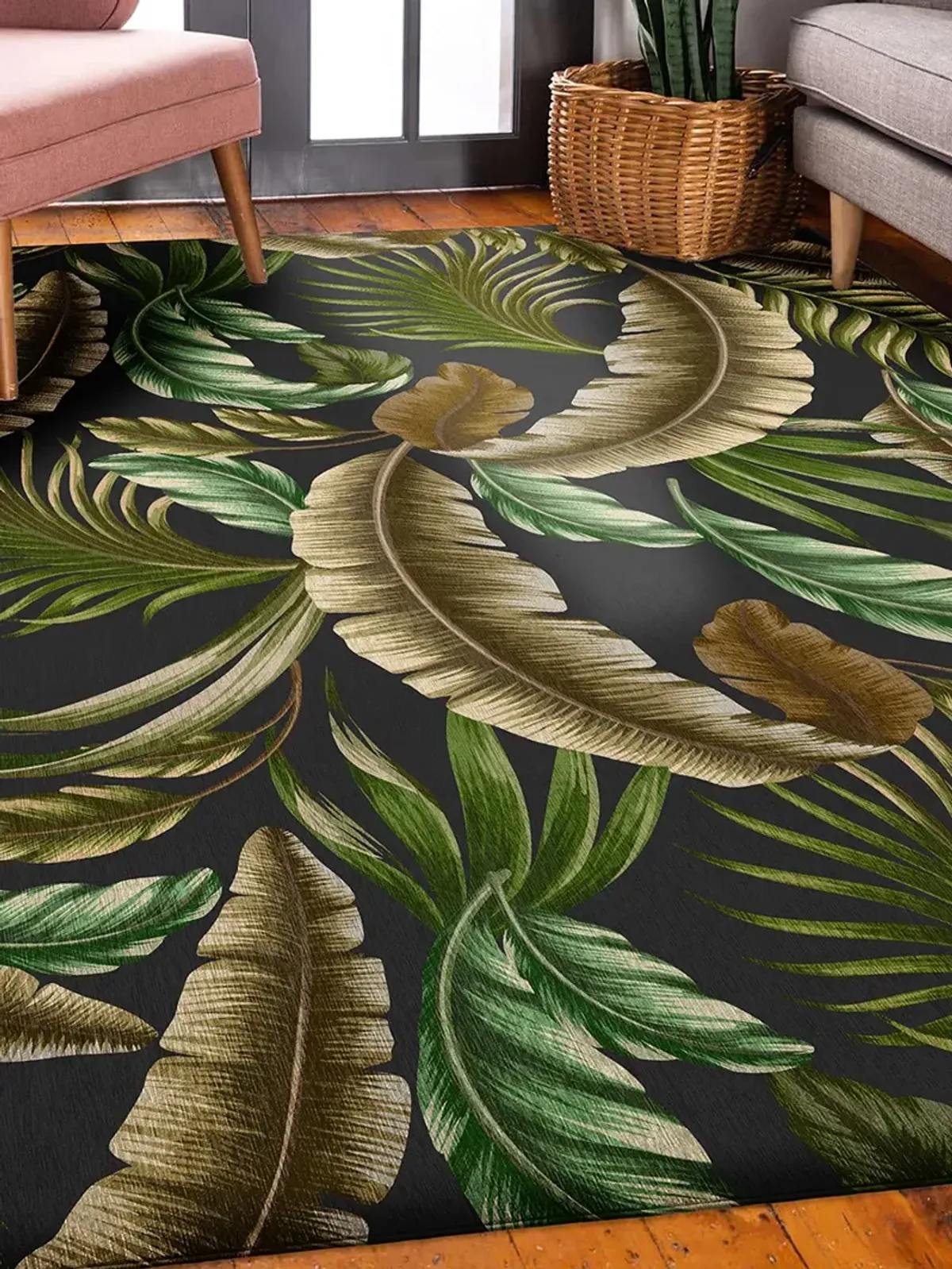 Tropics TC1 Black 5' x 7'6" Rug