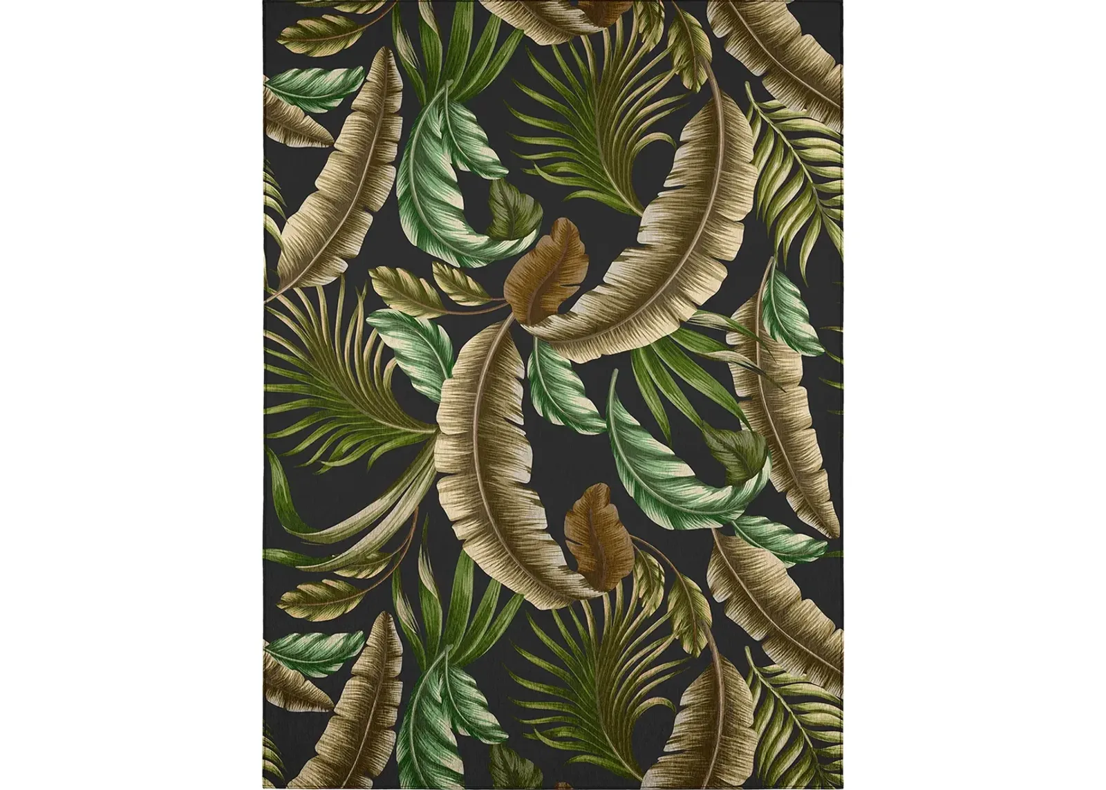 Tropics TC1 Black 5' x 7'6" Rug