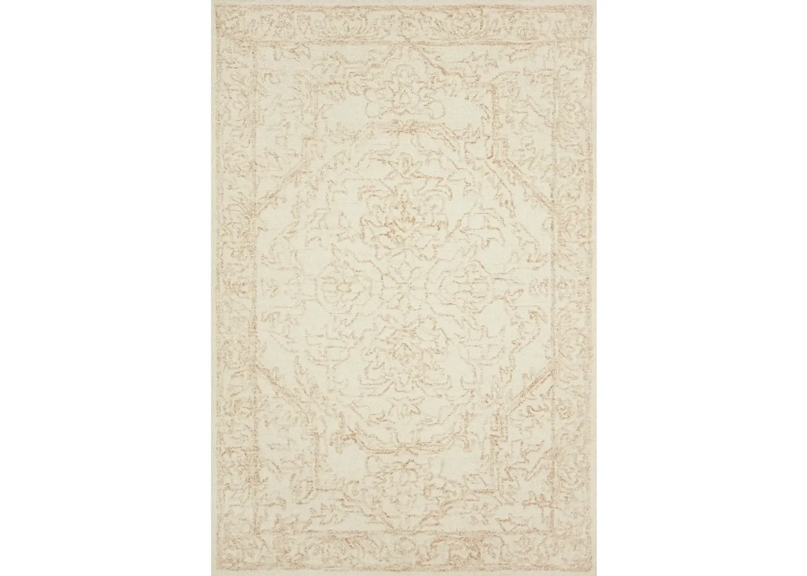 Annie ANN05 White/Pink 8'6" x 12' Rug