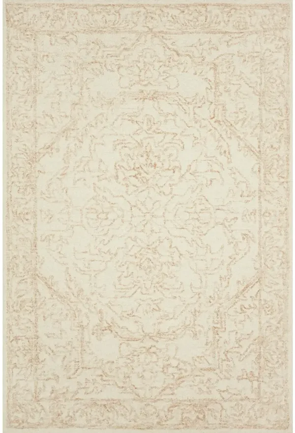 Annie ANN05 White/Pink 8'6" x 12' Rug
