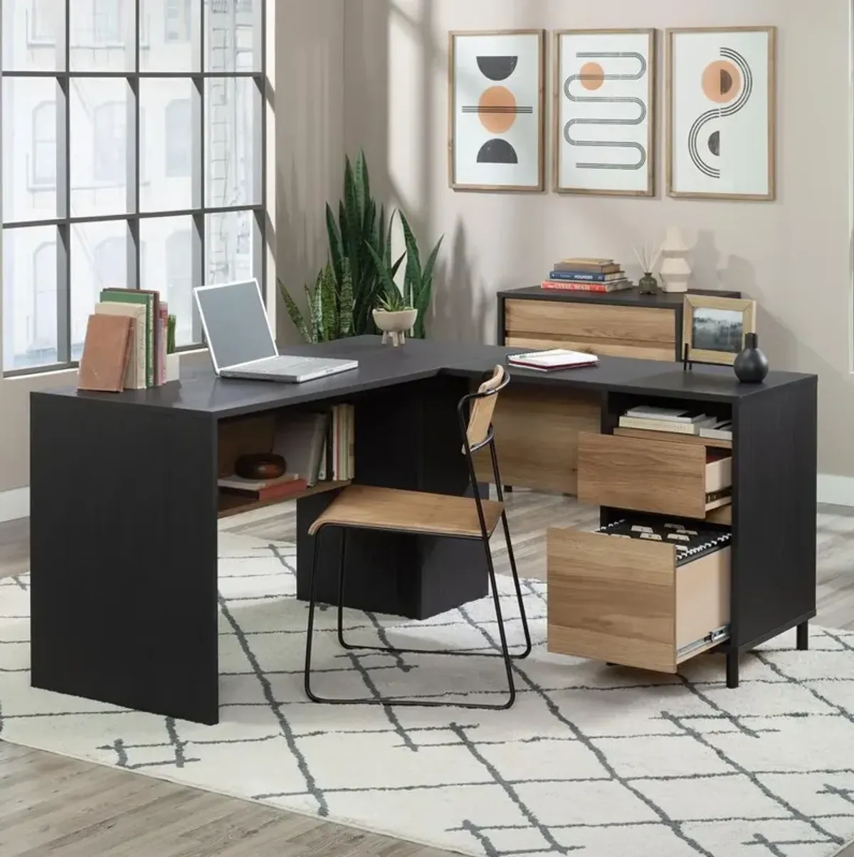 Sauder Acadia Way L-Desk Rao A2