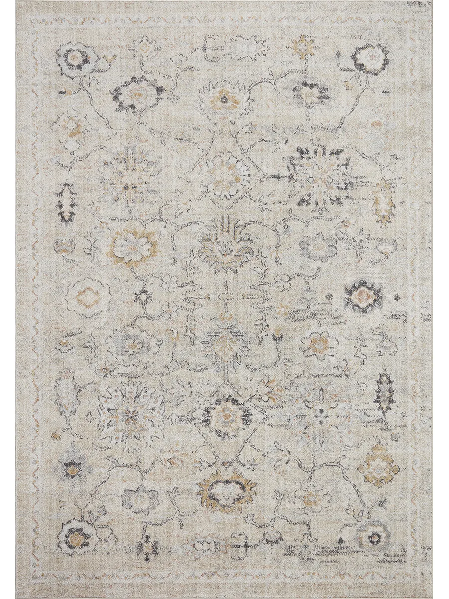 Monroe MON04 Natural/Multi 6'7" x 9'3" Rug