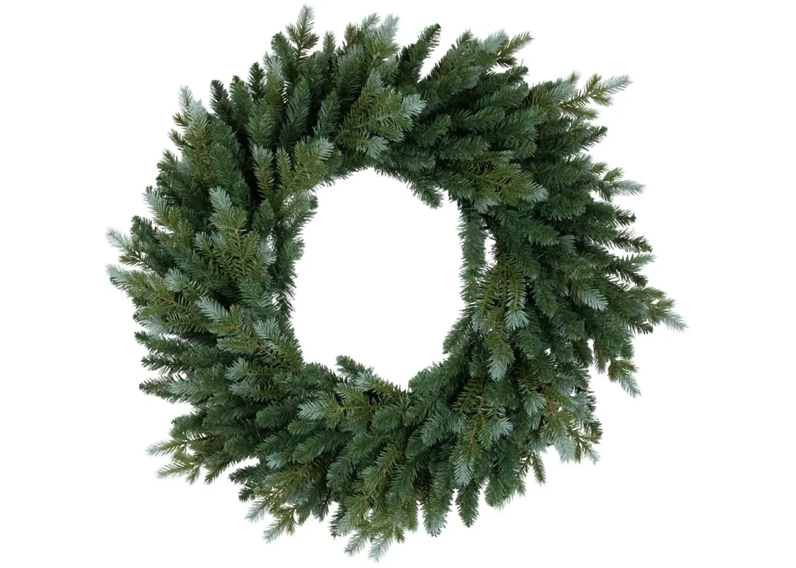 Blue Spruce Artificial Christmas Wreath  24-Inch  Unlit