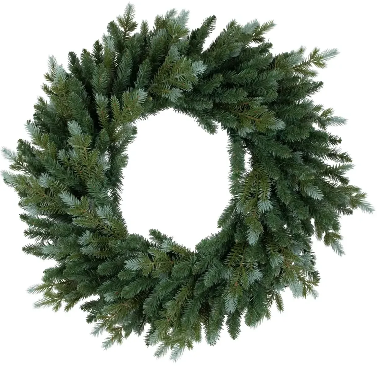 Blue Spruce Artificial Christmas Wreath  24-Inch  Unlit