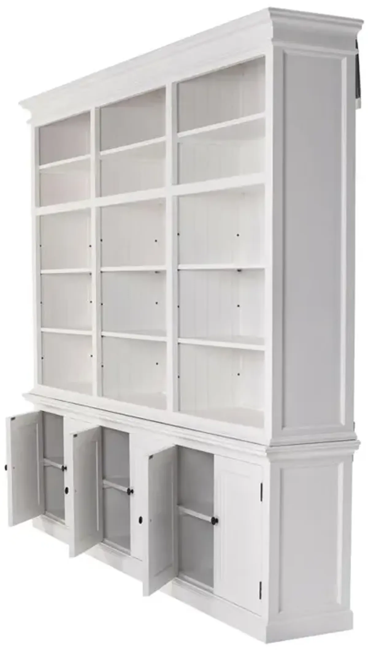 Belen Kox White Triple-Bay Hutch Storage Unit, Belen Kox