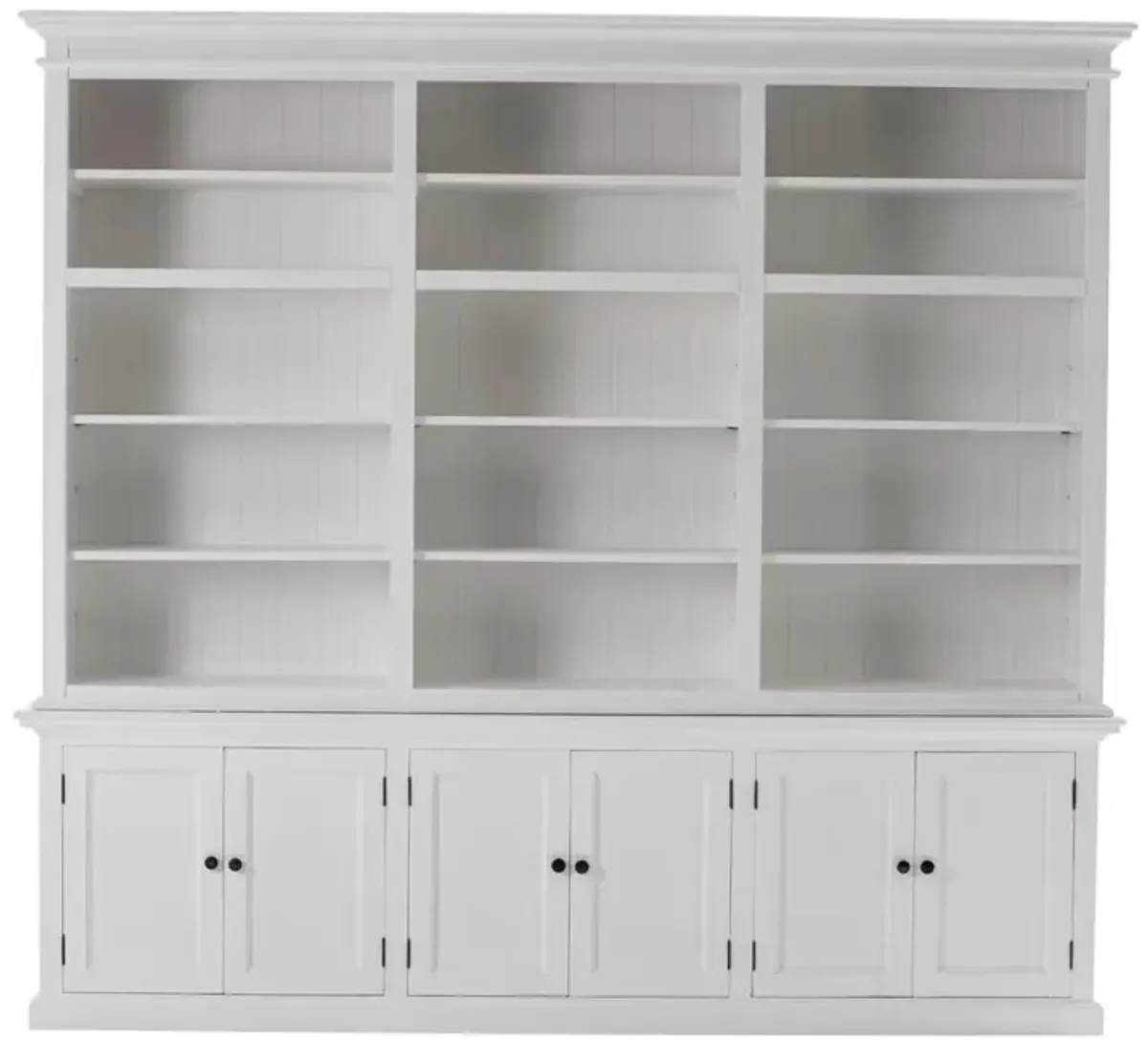 Belen Kox White Triple-Bay Hutch Storage Unit, Belen Kox