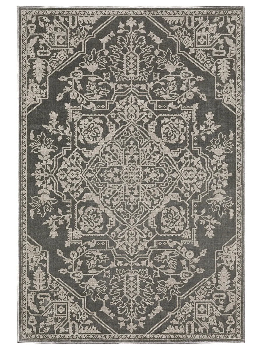 Intrigue 6'7" x 9'6" Beige Rug