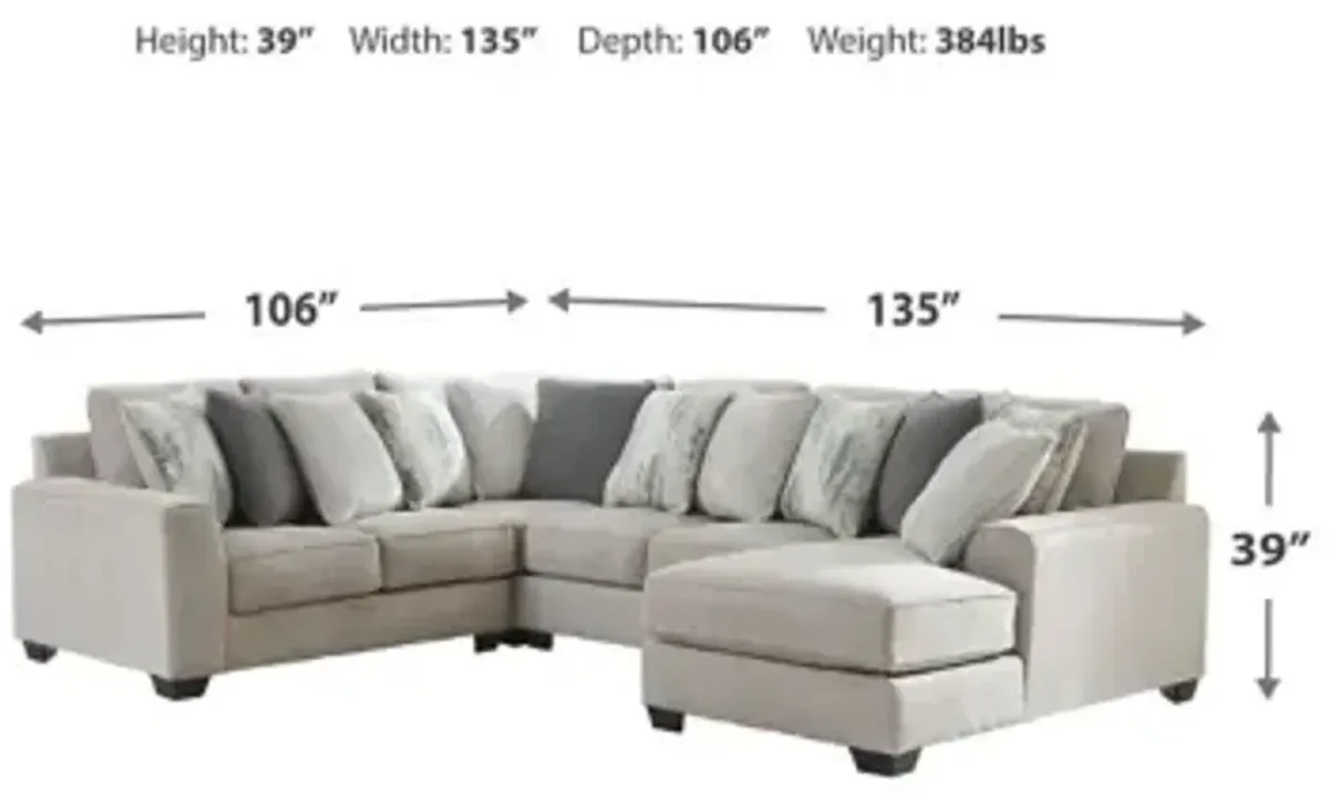 Ardsley 4-Piece Sectional with Chaise