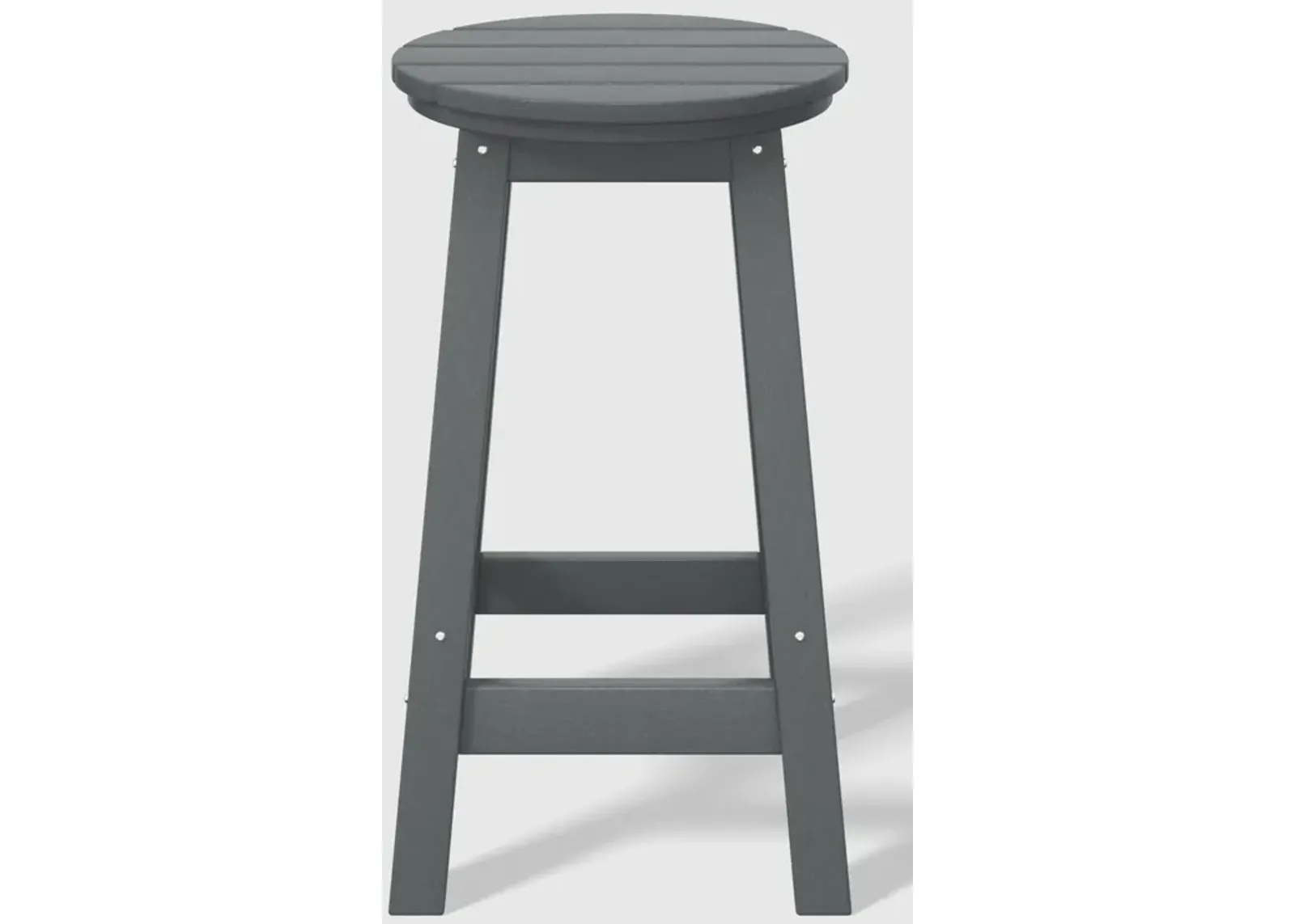 WestinTrends 24" HDPE Outdoor Patio Round Counter Height Bar Stool