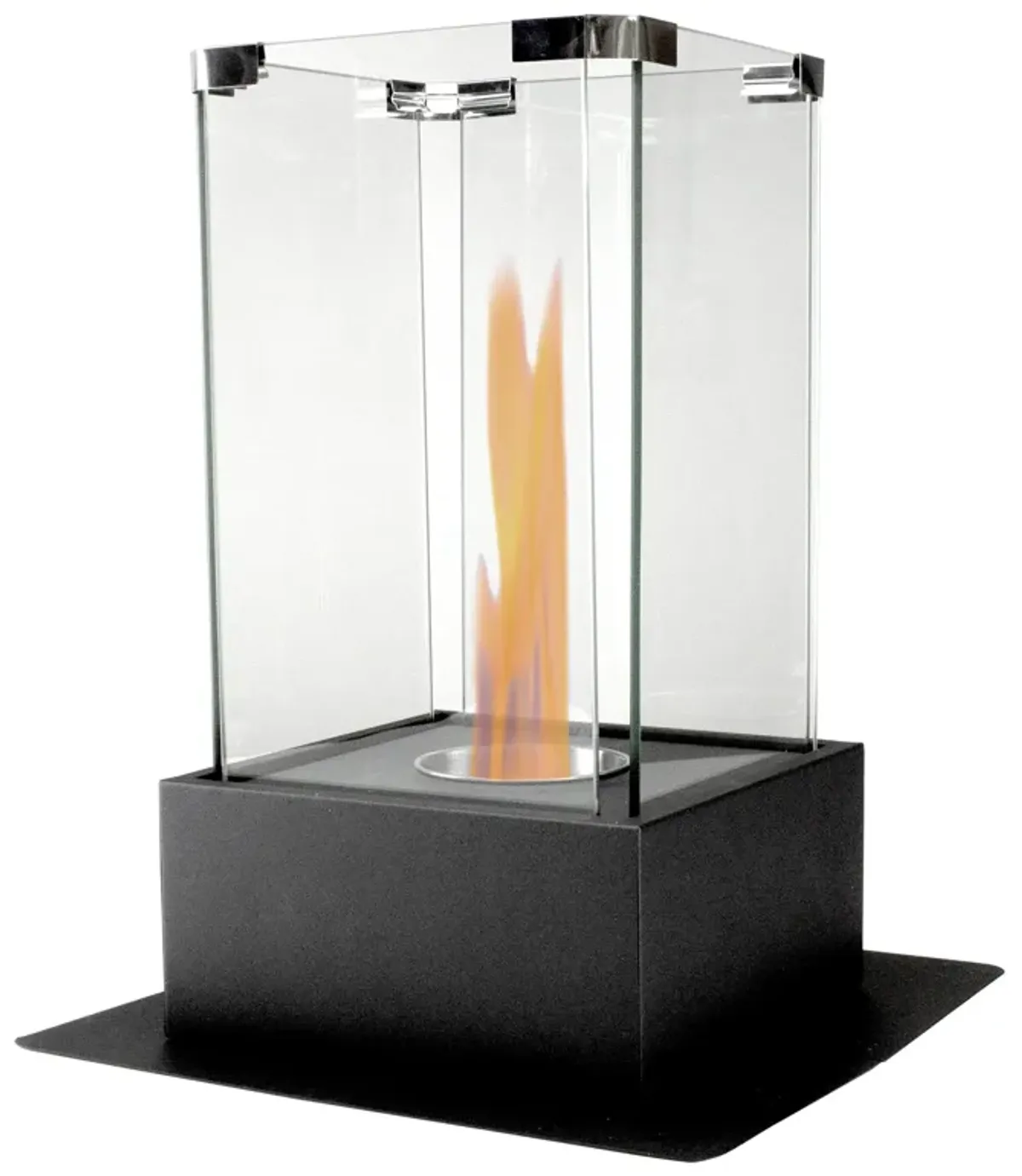 15" Bio Ethanol Ventless Portable Tabletop Fireplace with Flame Guard