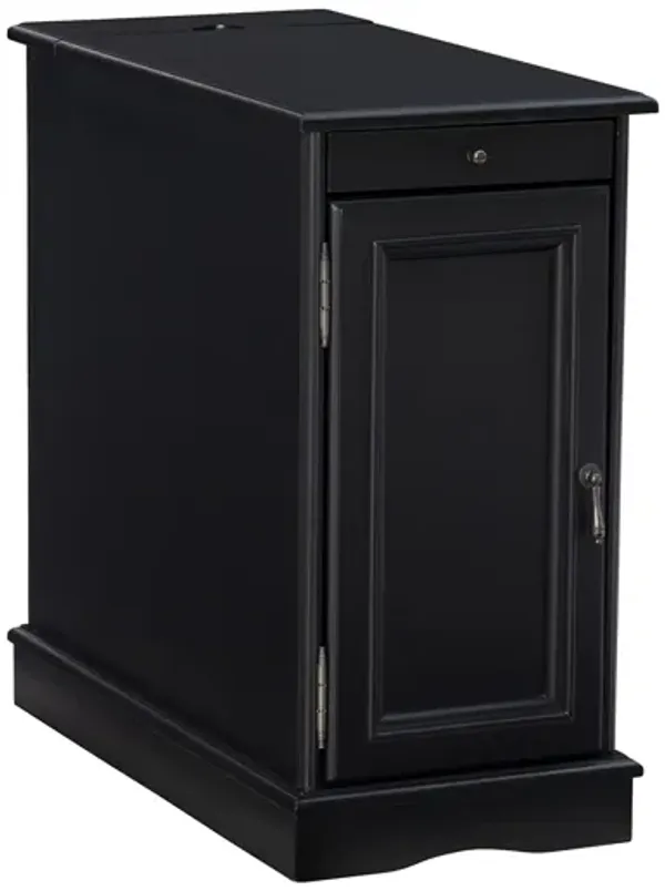 Powell Furniture Butler Accent Table, Black, Small,