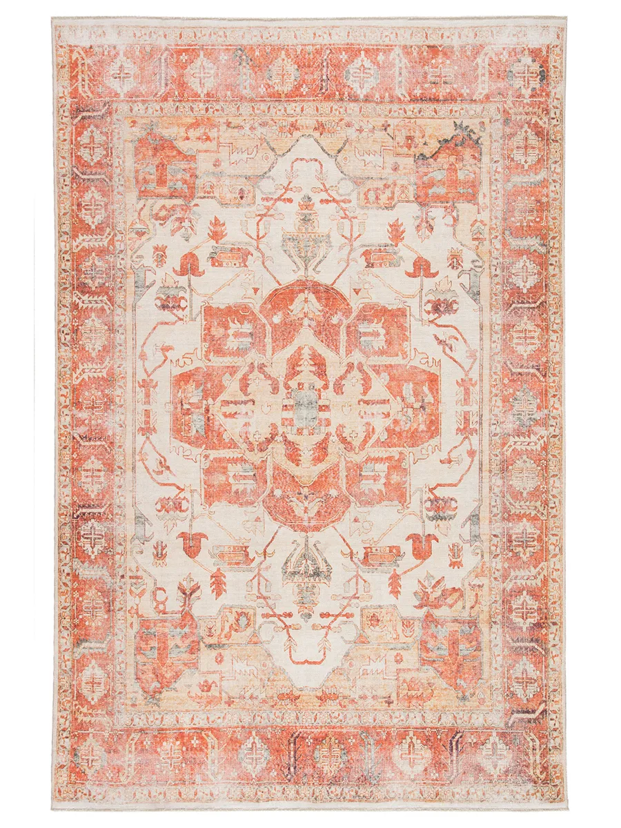 Boheme Rhoda Orange 6' x 9' Rug