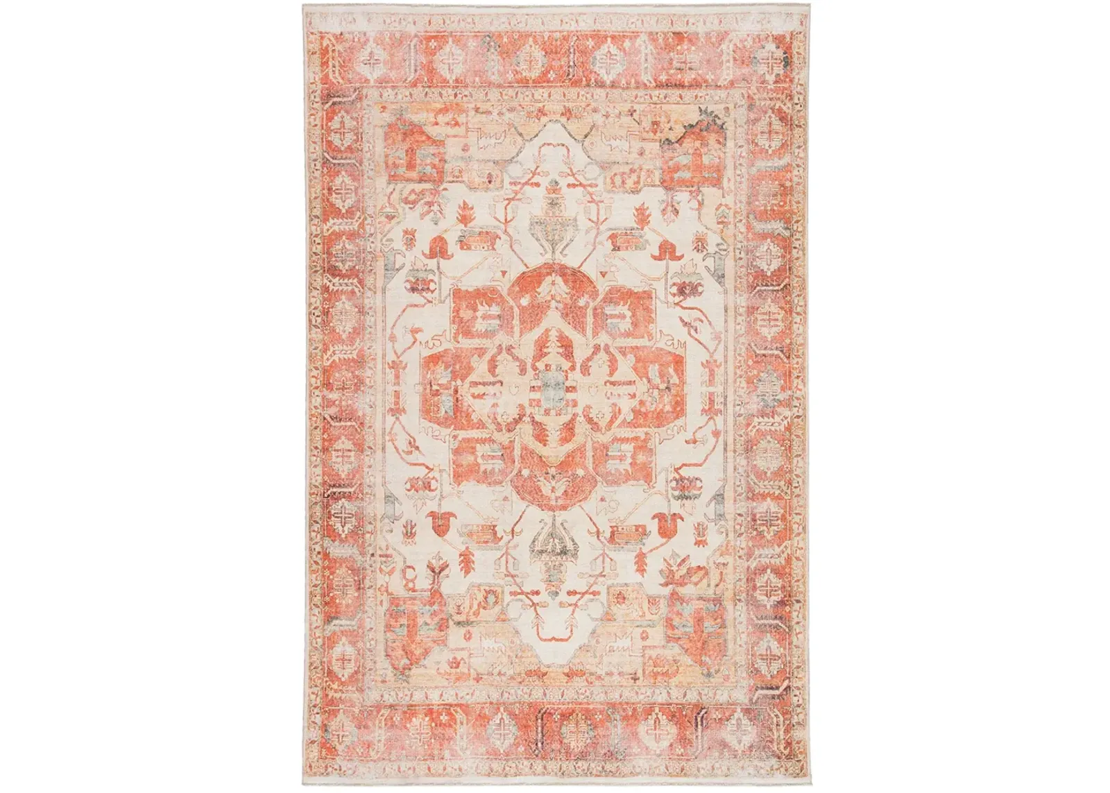 Boheme Rhoda Orange 6' x 9' Rug