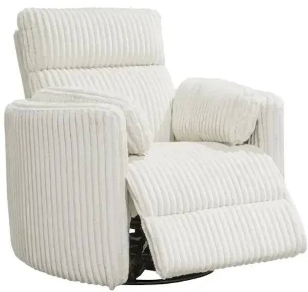 Parker Living Mega Ivory Swivel Power Glider Recliner