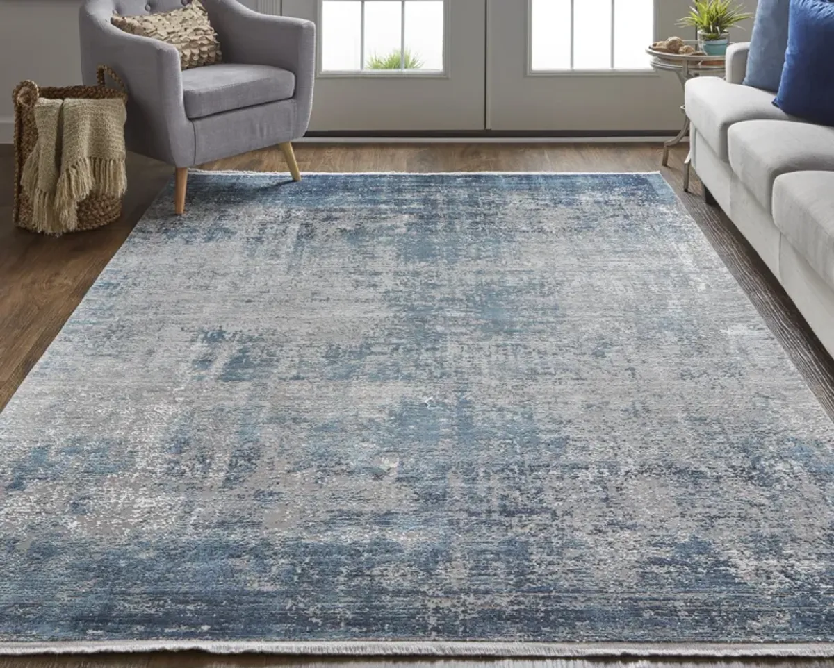 Cadiz 39FWF Blue/Gray/Silver 3'1" x 5' Rug