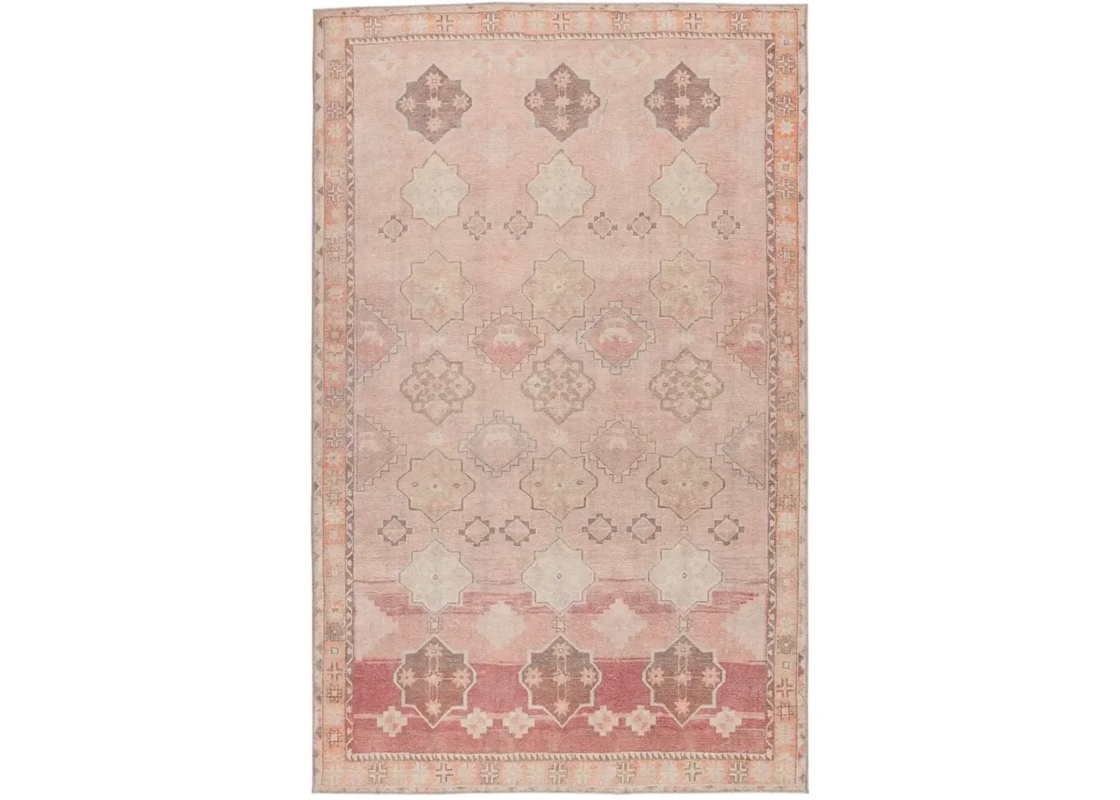 Kairos Bijou Pink 2'6" x 12' Runner Rug