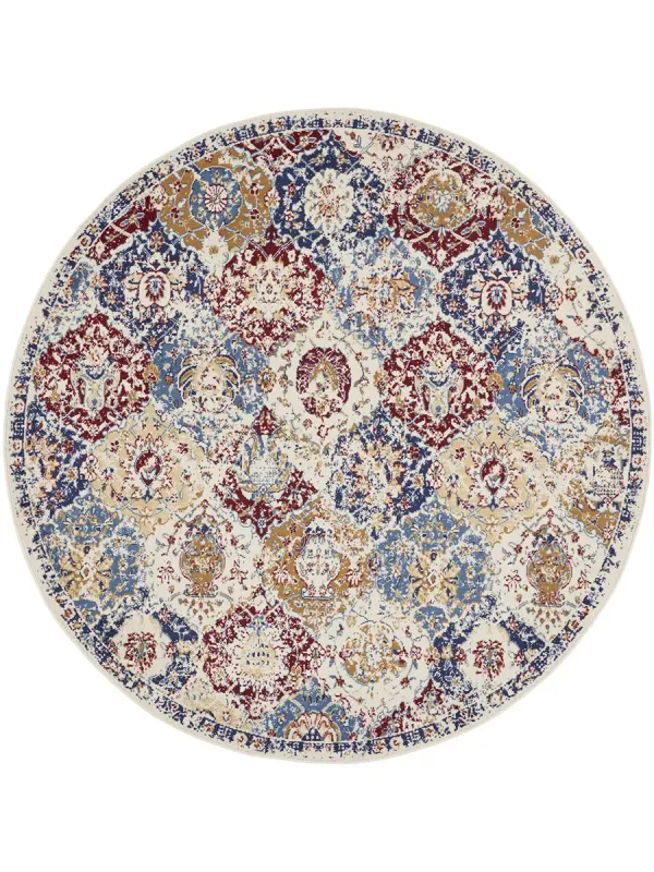 Grafix GRF31 Turquoise/Multicolor 8'6" x 12' Rug