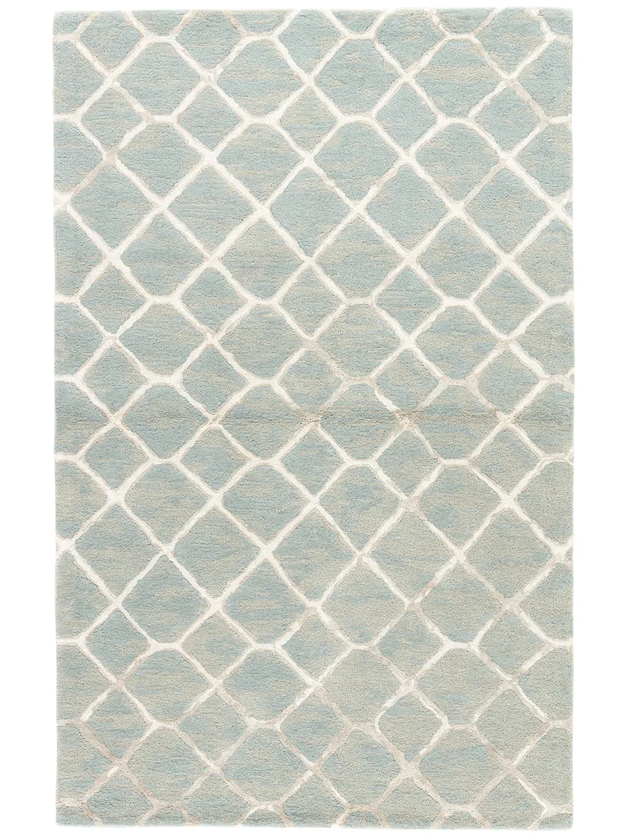 Blue Totten Blue 5' x 8' Rug