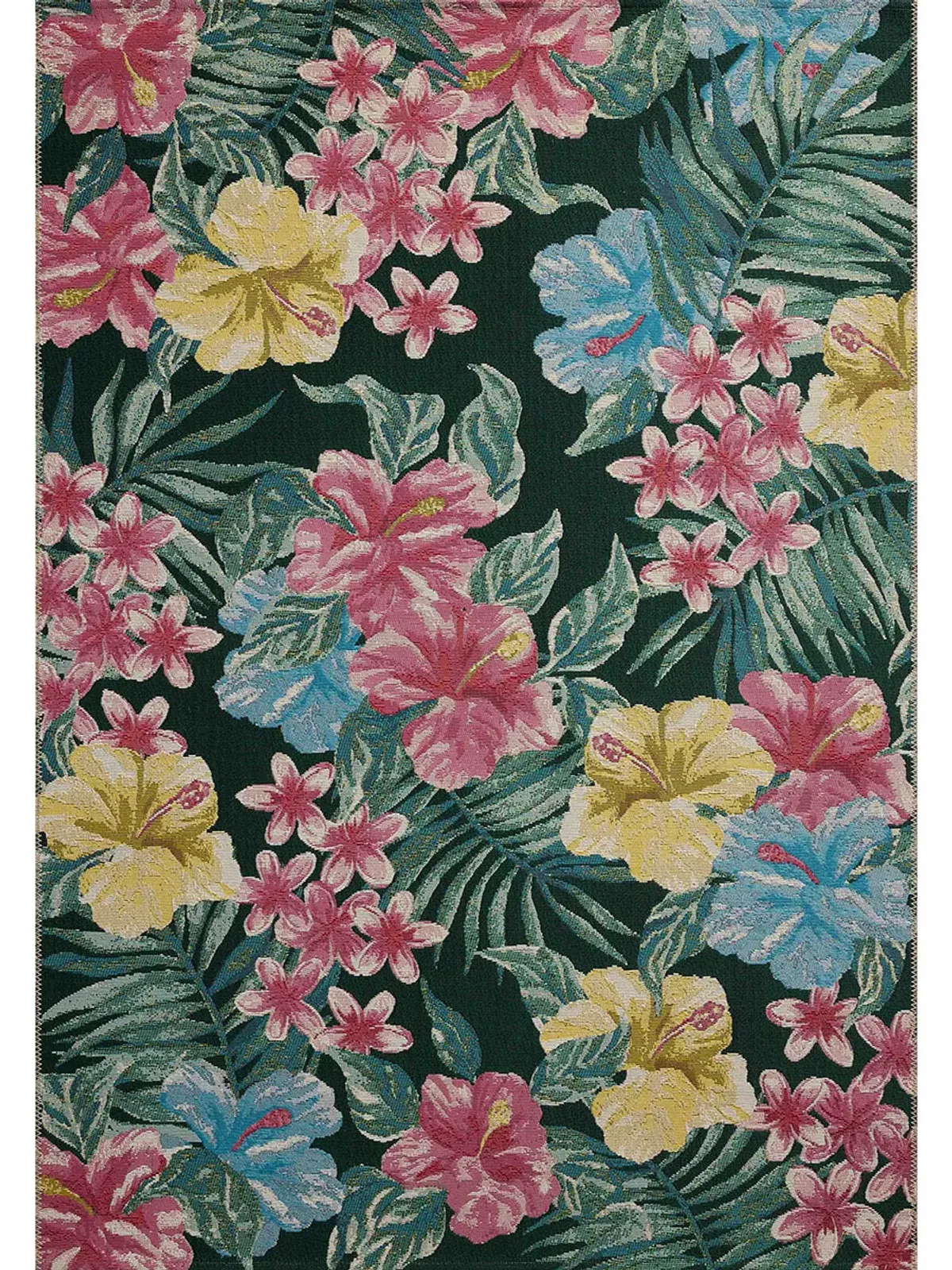 Botanical Midnight/Multi 7'10" x 11'2" Area Rug