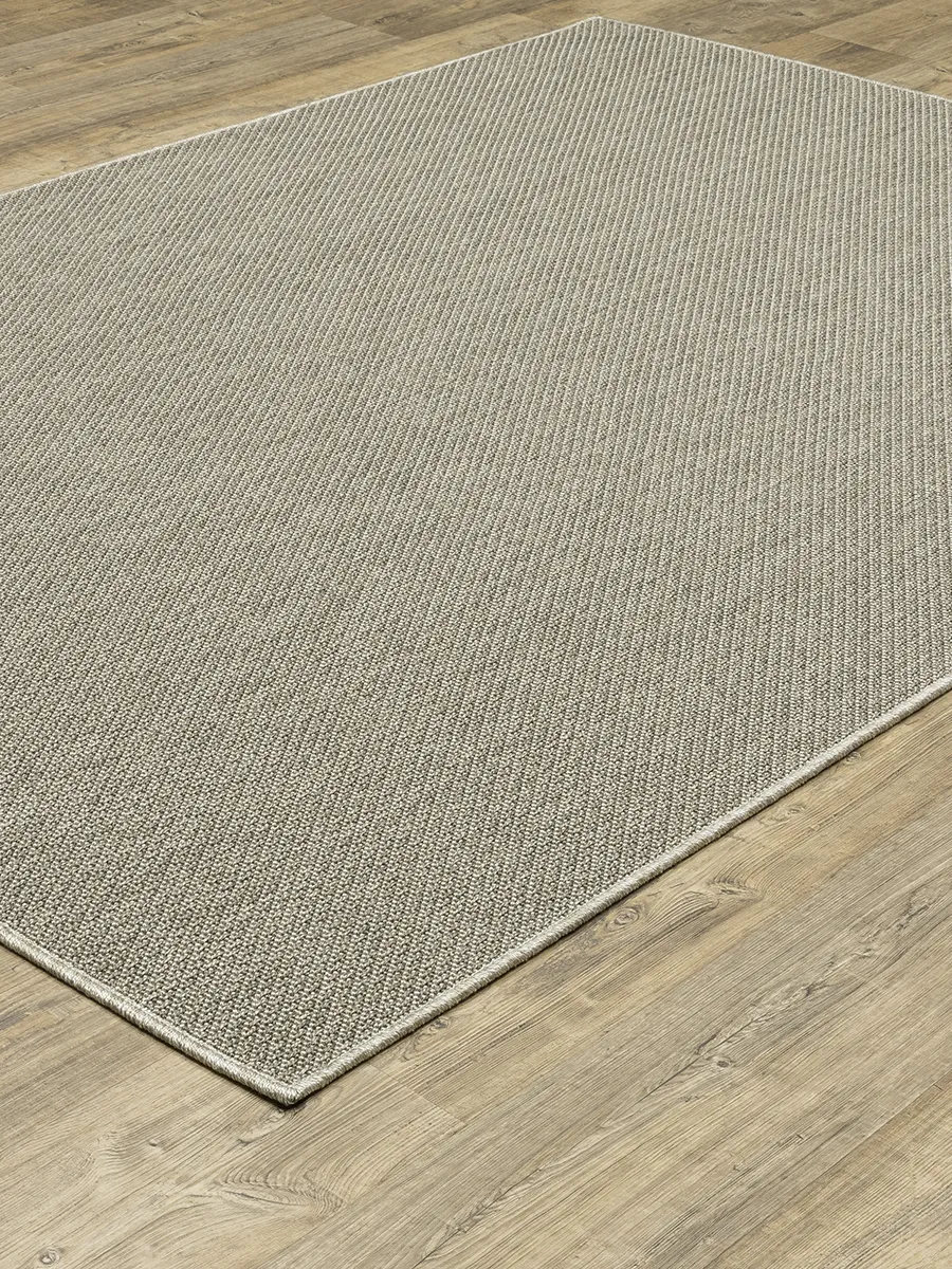 Caicos 9'10" x 12'10" Grey Rug