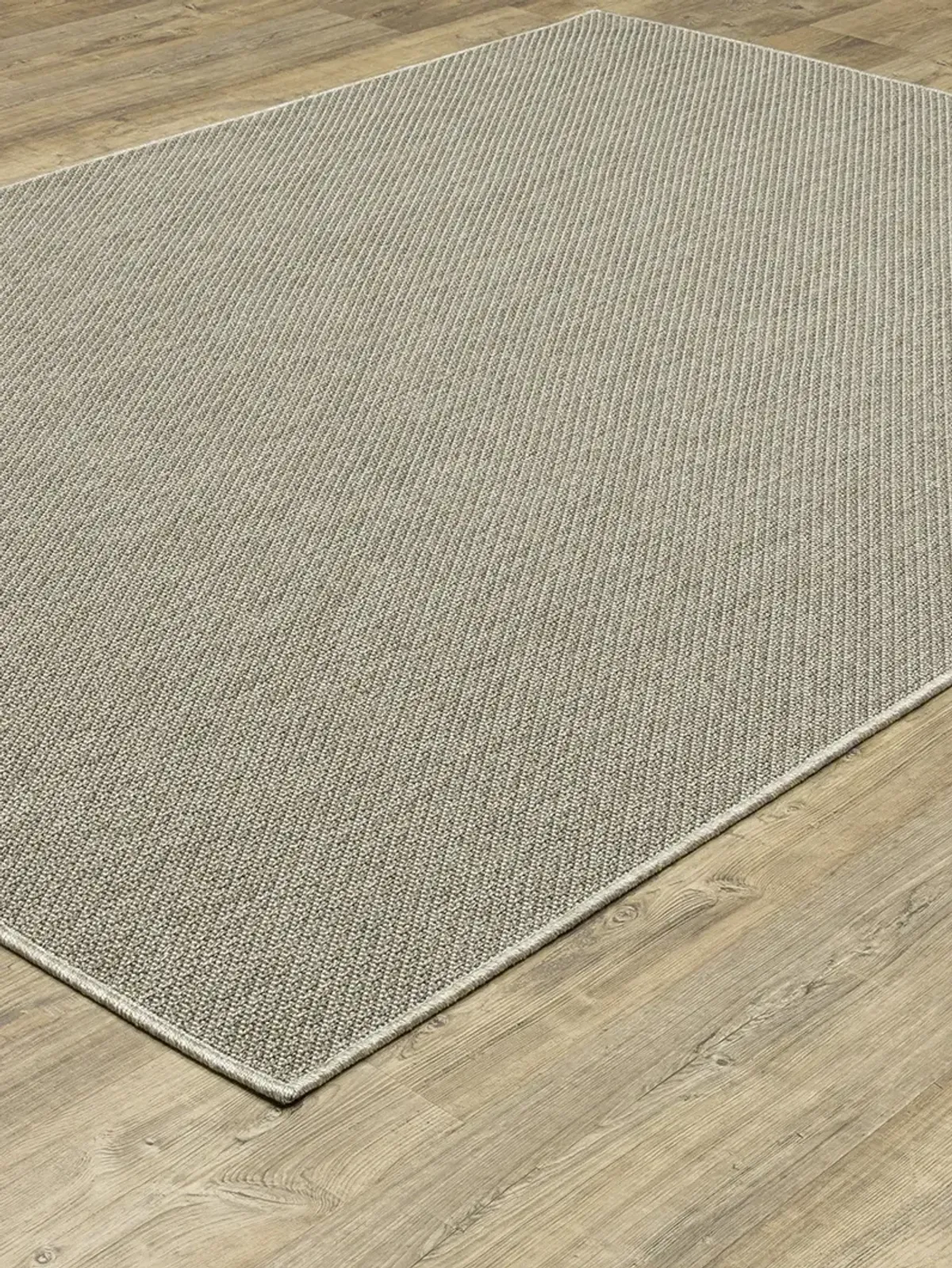 Caicos 9'10" x 12'10" Grey Rug