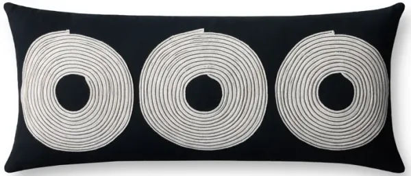 PLL0035 Black/Natural 12''x27'' Cover w/Poly Pillow