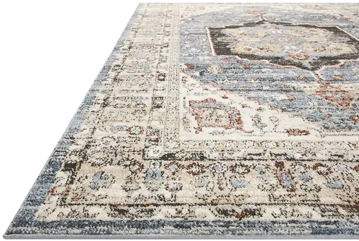 Odette ODT06 Sky/Multi 4' x 6' Rug