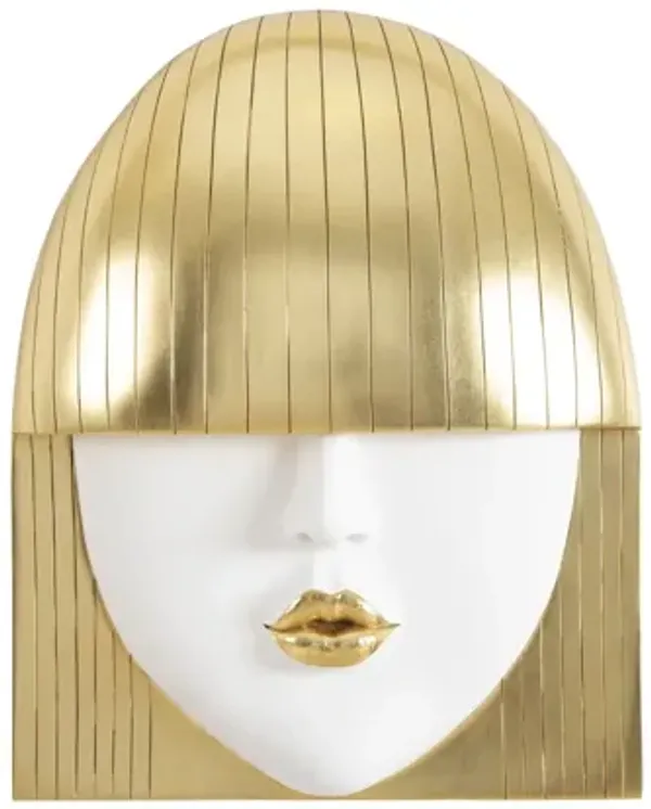 Fashion Faces Wall Art Kiss