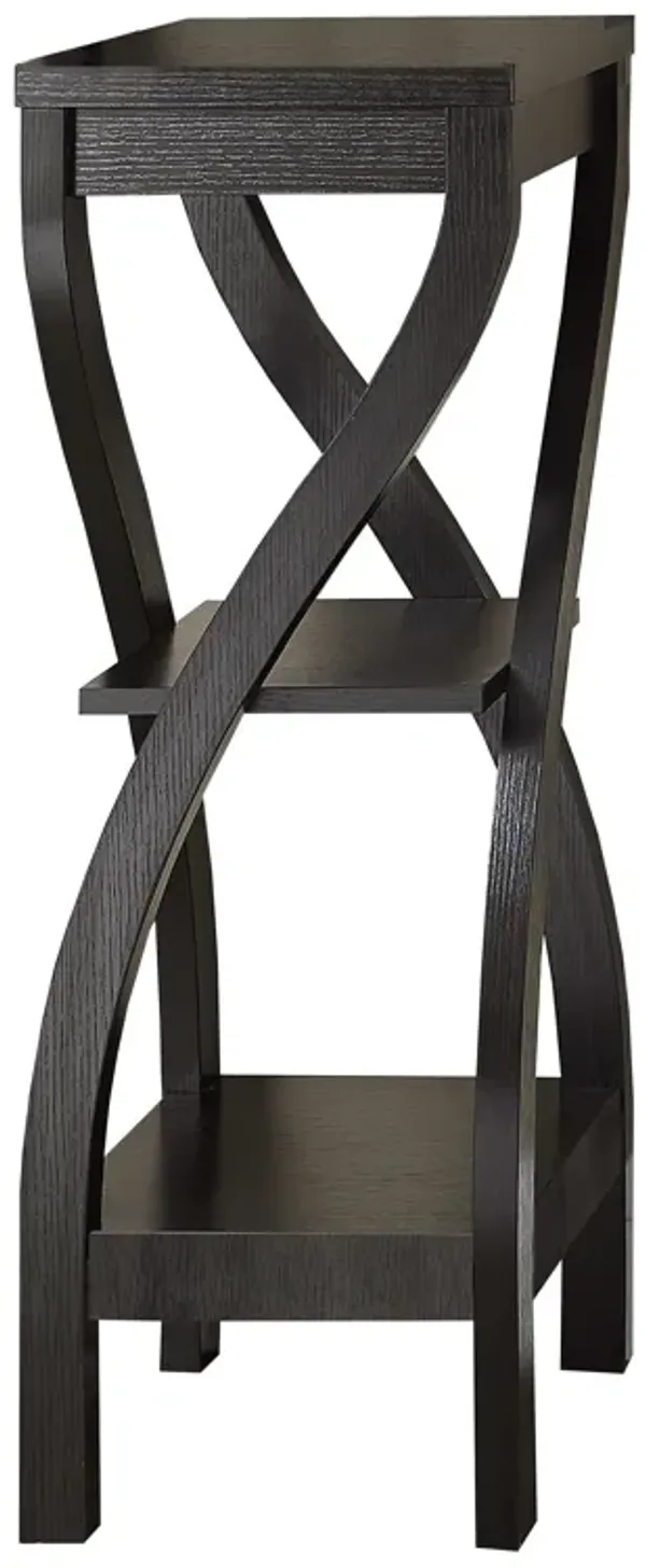 Monarch Specialties I 2478 Accent Table, Side, End, Plant Stand, Square, Living Room, Bedroom, Laminate, Brown, Contemporary, Modern