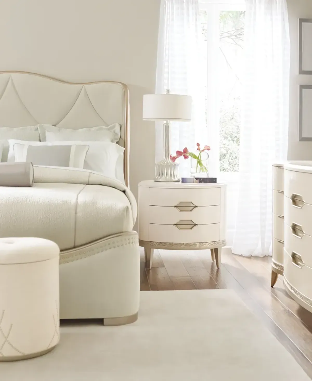 Adela King Sleigh Bed