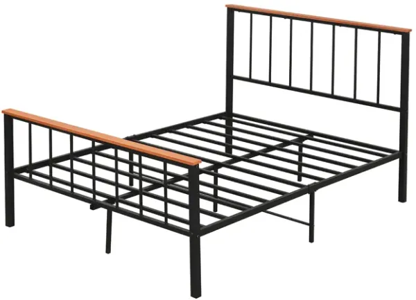 Bed Frame with Headboard and Footboard