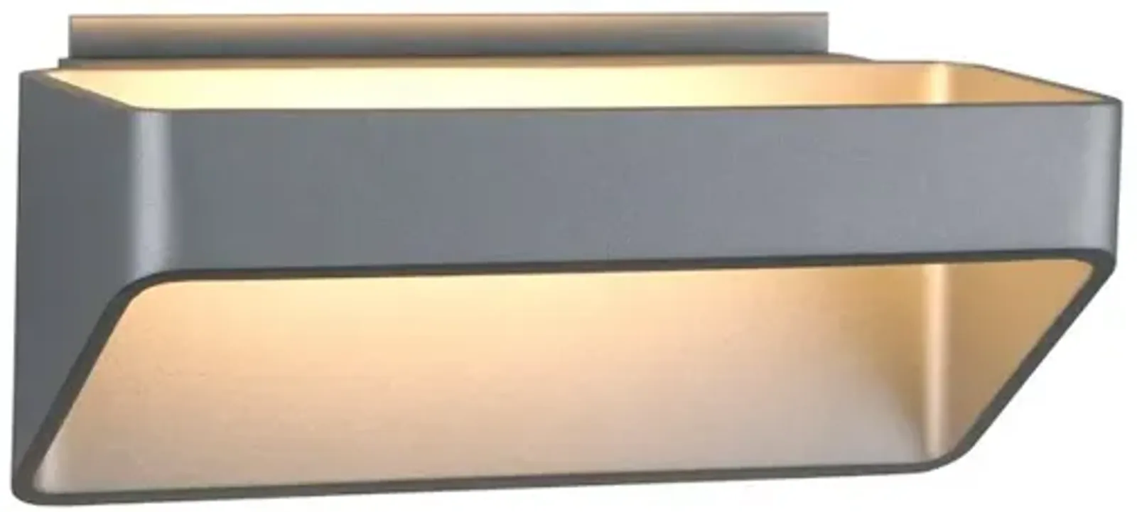 VONN Lighting Up-Down integrated LED Wall Sconce Light in Silver