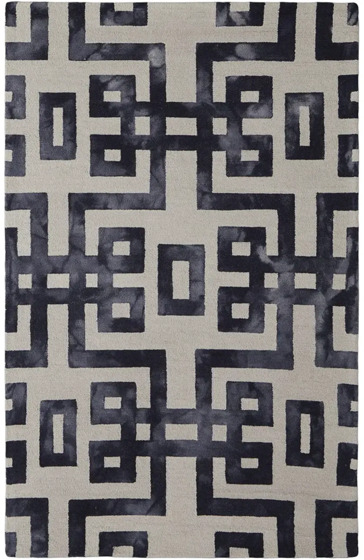 Lorrain 8568F Ivory/Black 3'6" x 5'6" Rug