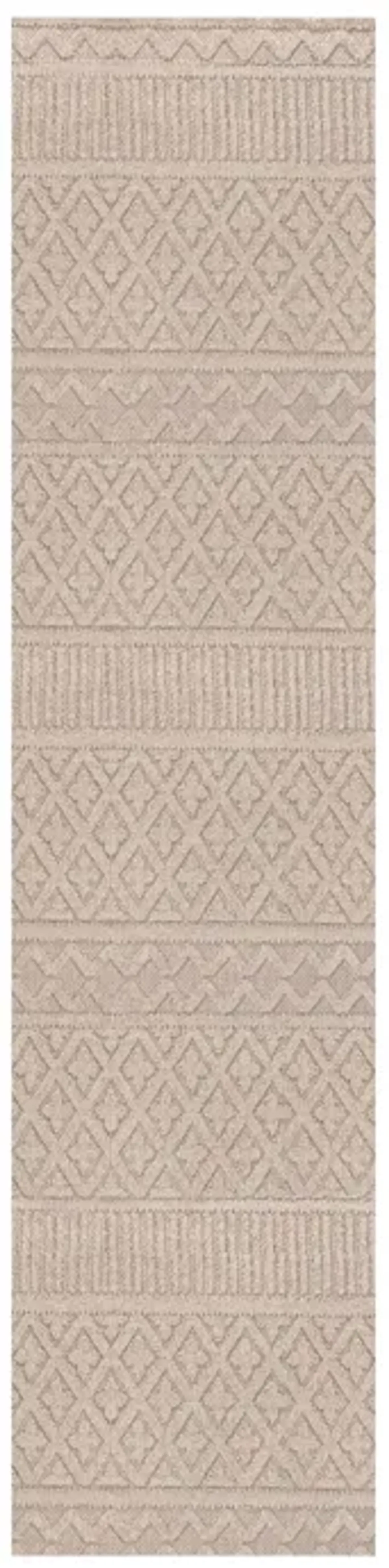 Ormond High-Low Modern Trellis Geometric Area Rug