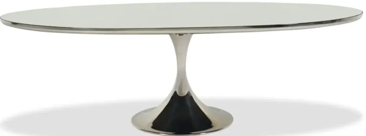 Semper 96" Oval Pedestal Table