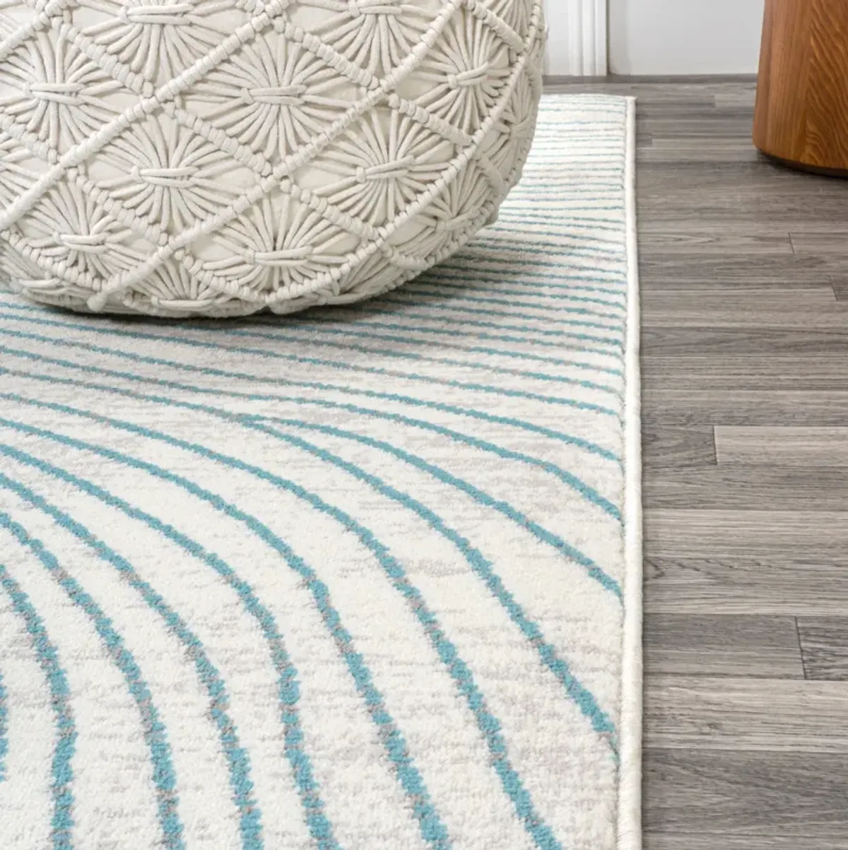 Arlo Woodgrain Geometric Area Rug