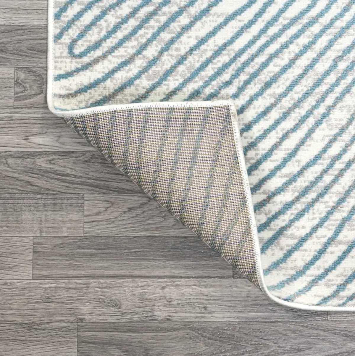 Arlo Woodgrain Geometric Area Rug