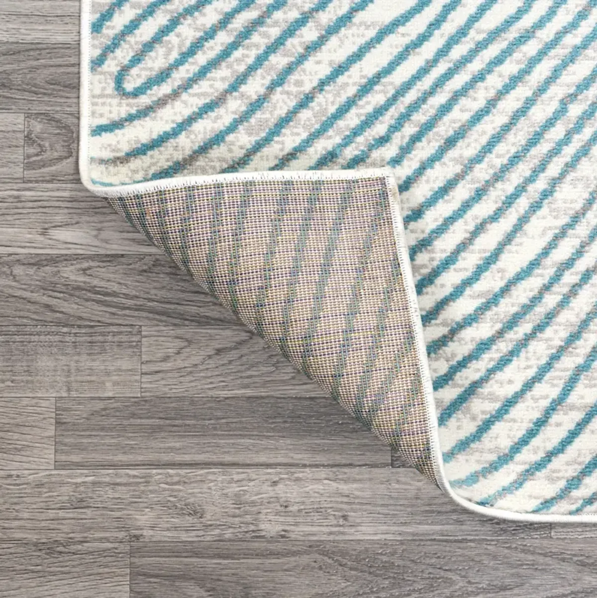 Arlo Woodgrain Geometric Area Rug