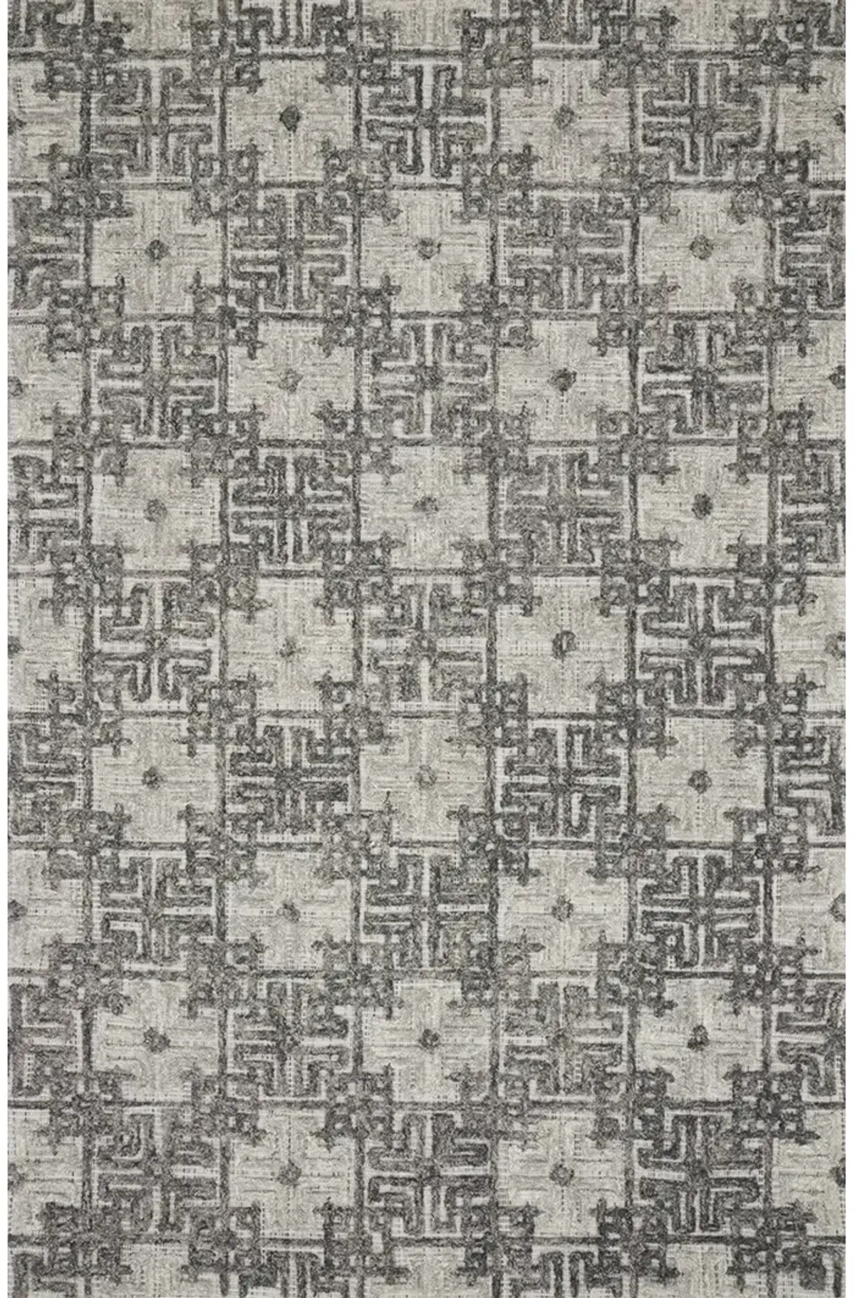 Ehren EHR01 Charcoal/Fog 5' x 7'6" Rug