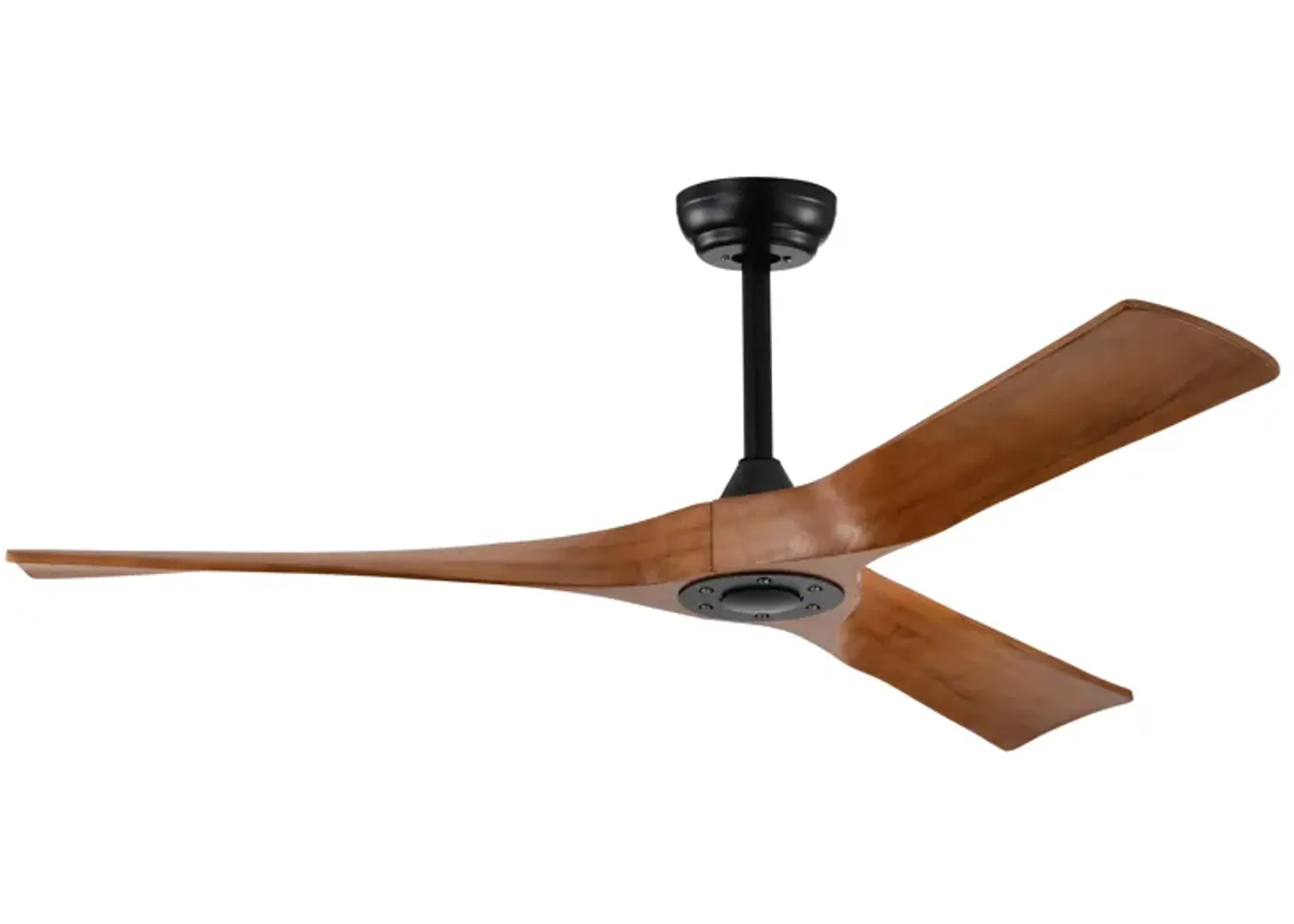 Modern 52" Ceiling Fan with Remote Control, Reversible Motor