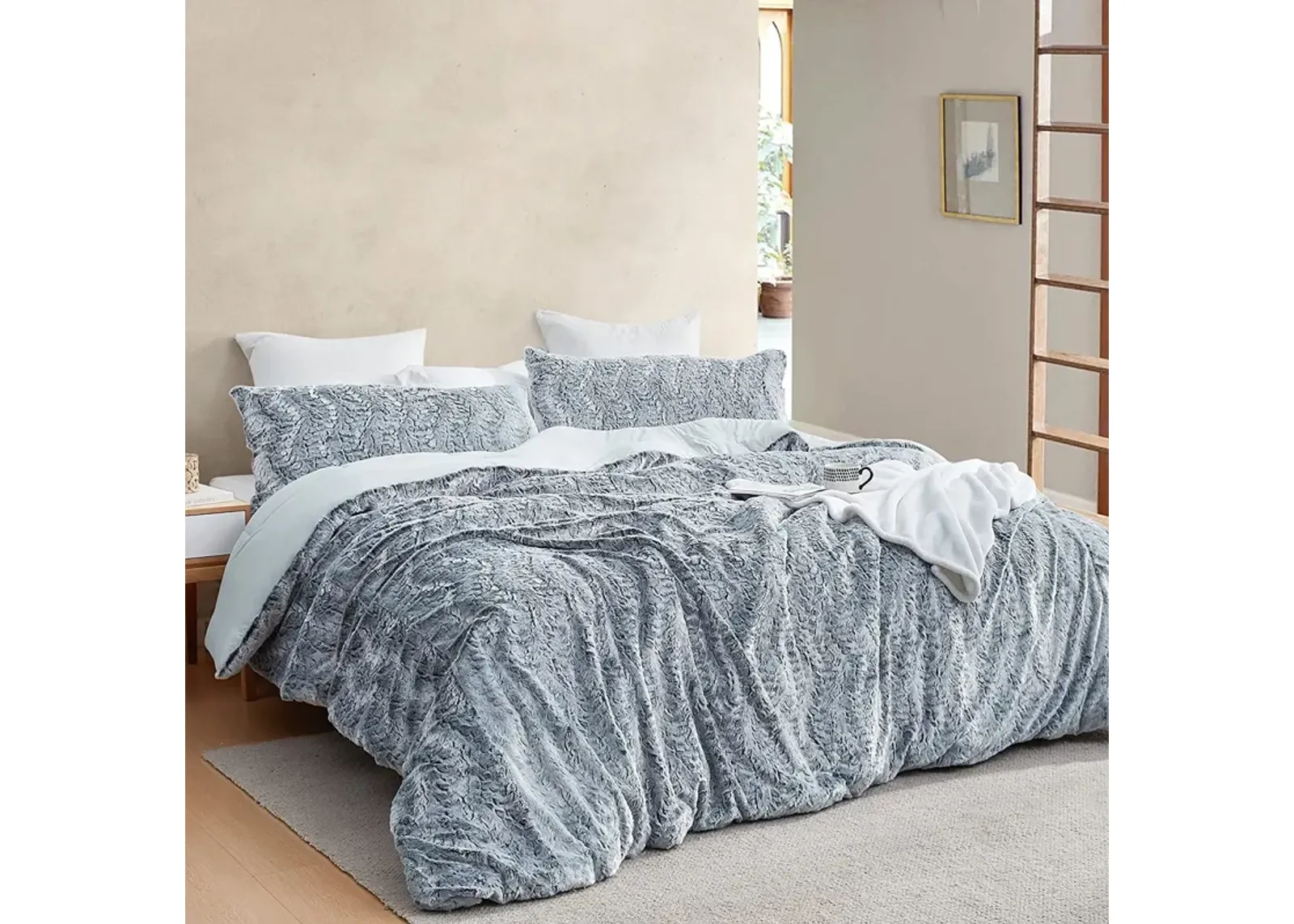 Wolf Tracks - Coma Inducer® (with Butter) Oversized Comforter - Coyote Gray