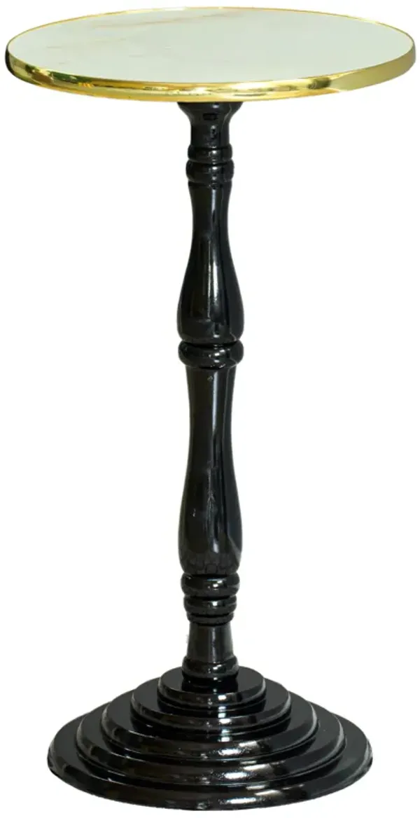 "Round Wooden Side Table, Living Room Accent Pedestal End Table - Modern Furniture, Decorative Stand, Small Space Solution, Circular Design, Rustic Home Decor, Elegant Home Furnishing, White"