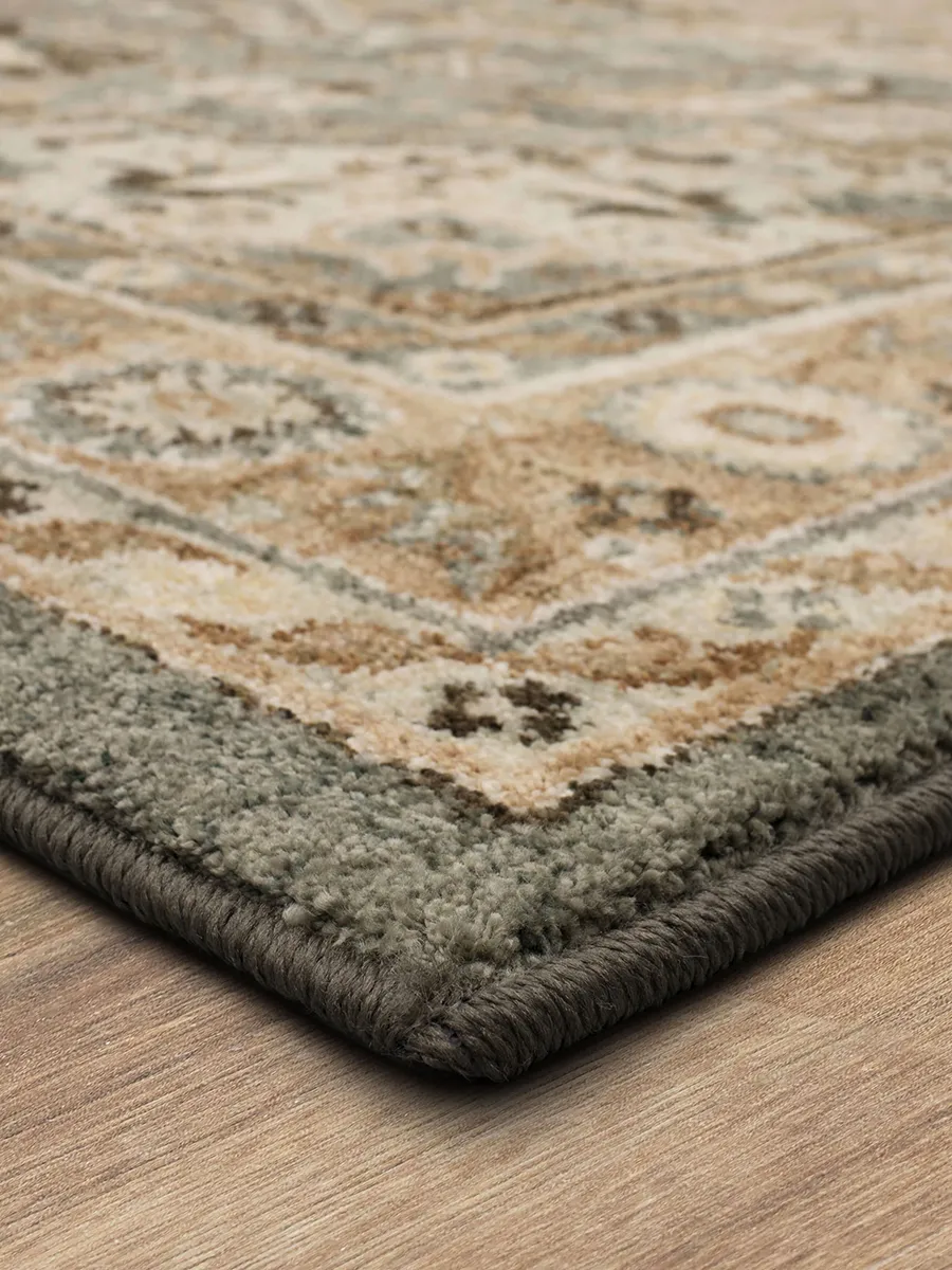 Euphoria Rhodes Ash gray 2' 4" X 7' 10" Rug