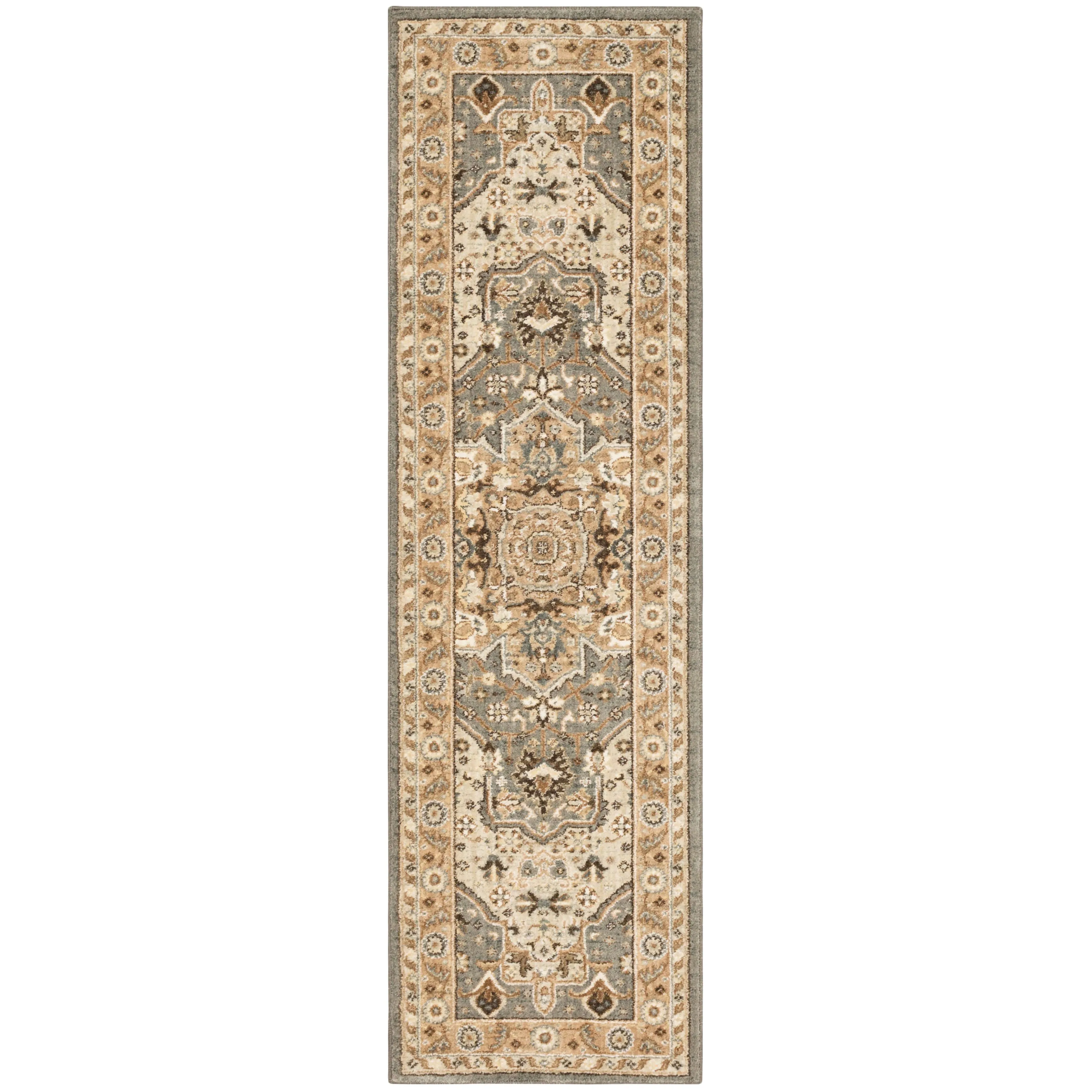 Euphoria Rhodes Ash gray 2' 4" X 7' 10" Rug