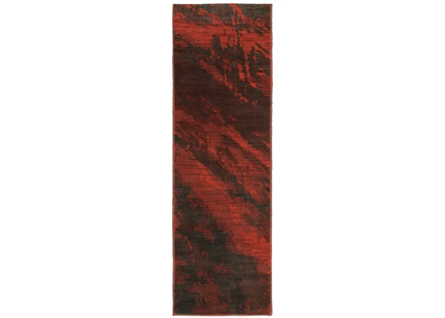 Sedona 2'3" x 7'6" Red Rug